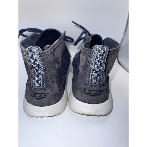 Ugg Australia Freamon chukka sneakers Mens Size 9 Blue Suede shoes 1007645 - Picture 4 of 10